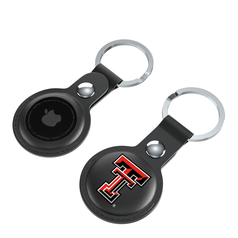 Texas Tech Red Raiders Insignia AirTag Black Airtag Holder 2-Pack Iso.Jpg