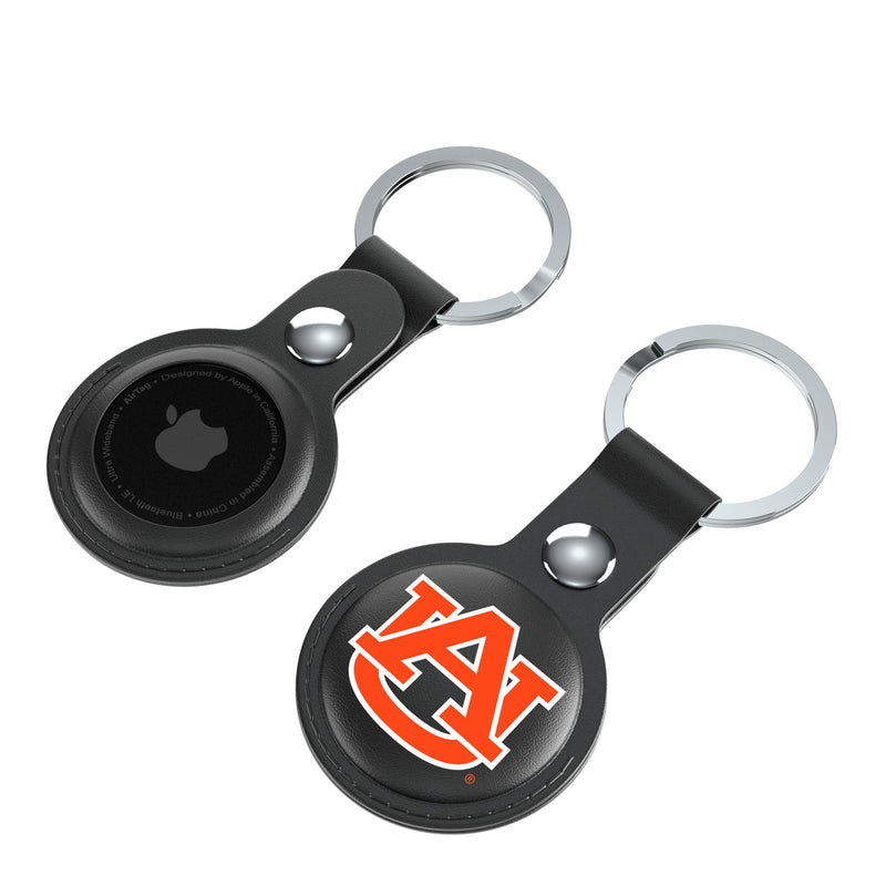 University of Auburn Tigers Insignia AirTag Black Airtag Holder 2-Pack Iso.Jpg