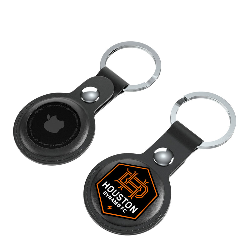 Houston Dynamo  Insignia AirTag Black Airtag Holder 2-Pack Iso.Jpg