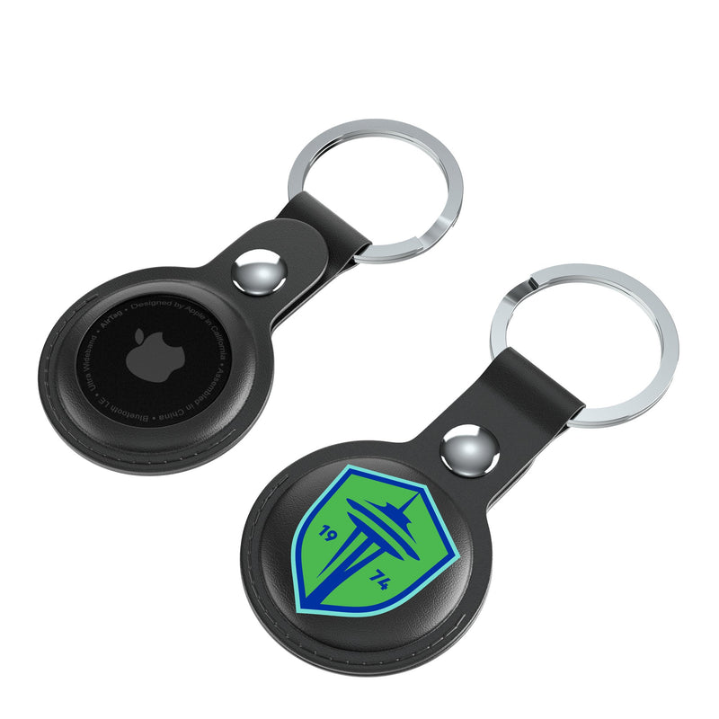 Seattle Sounders FC   Insignia AirTag Black Airtag Holder 2-Pack Iso.Jpg