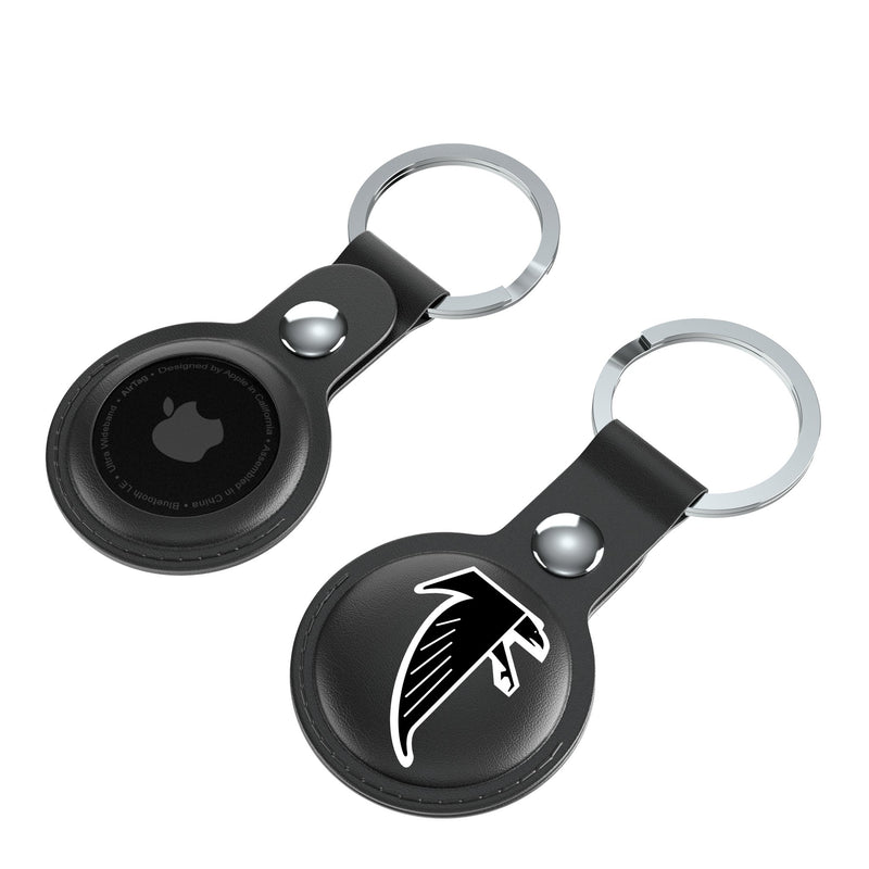 Atlanta Falcons Classic  Insignia AirTag Black Airtag Holder 2-Pack Iso.Jpg