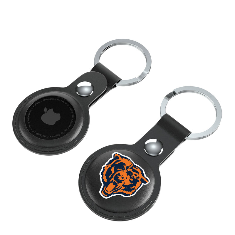 Chicago Bears 1946 Historic Collection Insignia AirTag Black Airtag Holder 2-Pack Iso.Jpg