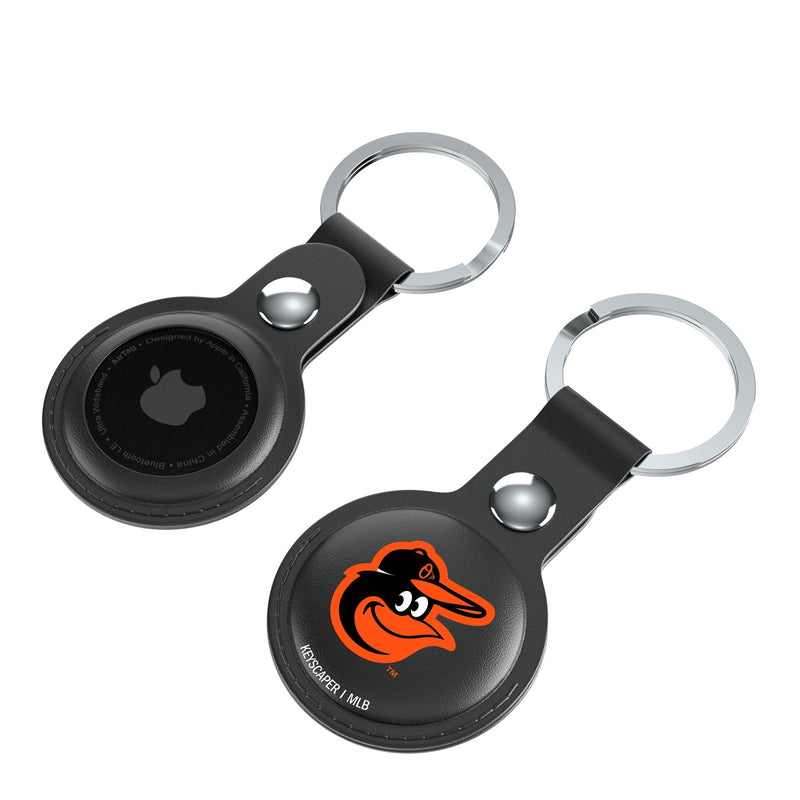 Baltimore Orioles Insignia AirTag Black Airtag Holder 2-Pack Iso.Jpg