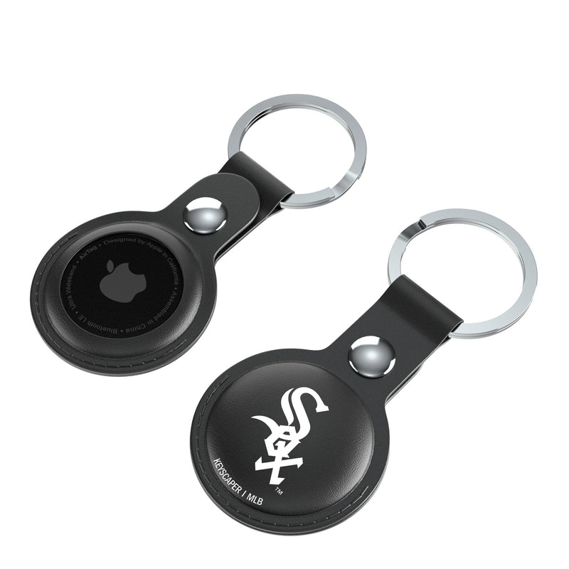 Chicago White Sox Insignia AirTag Black Airtag Holder 2-Pack Iso.Jpg