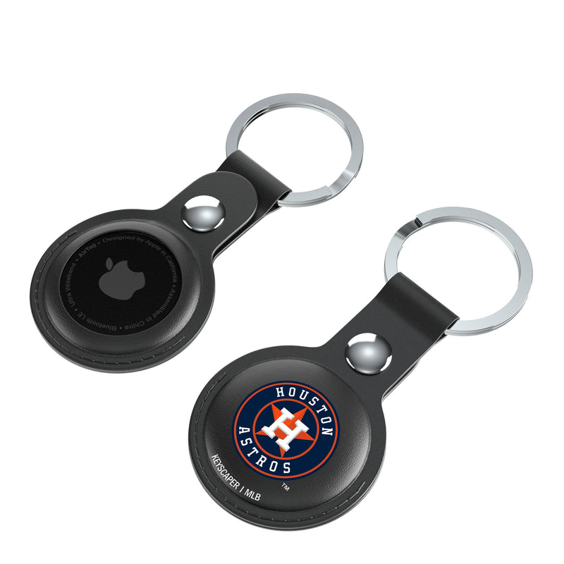 Houston Astros Insignia AirTag Black Airtag Holder 2-Pack Iso.Jpg