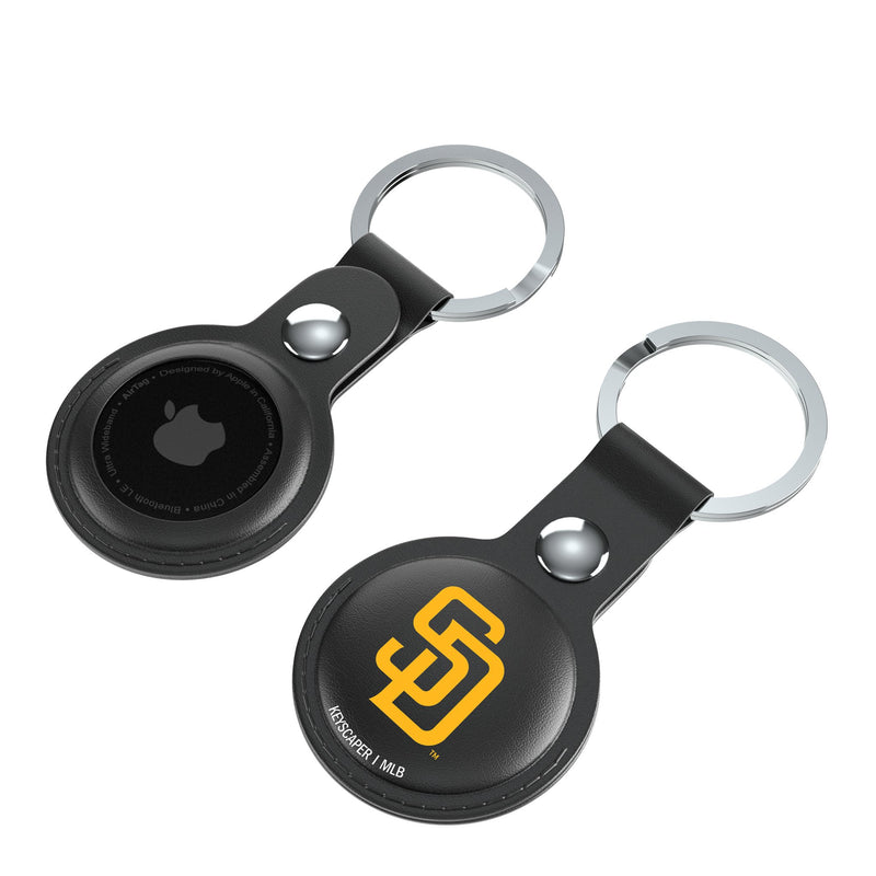 San Diego Padres Insignia AirTag Black Airtag Holder 2-Pack Iso.Jpg