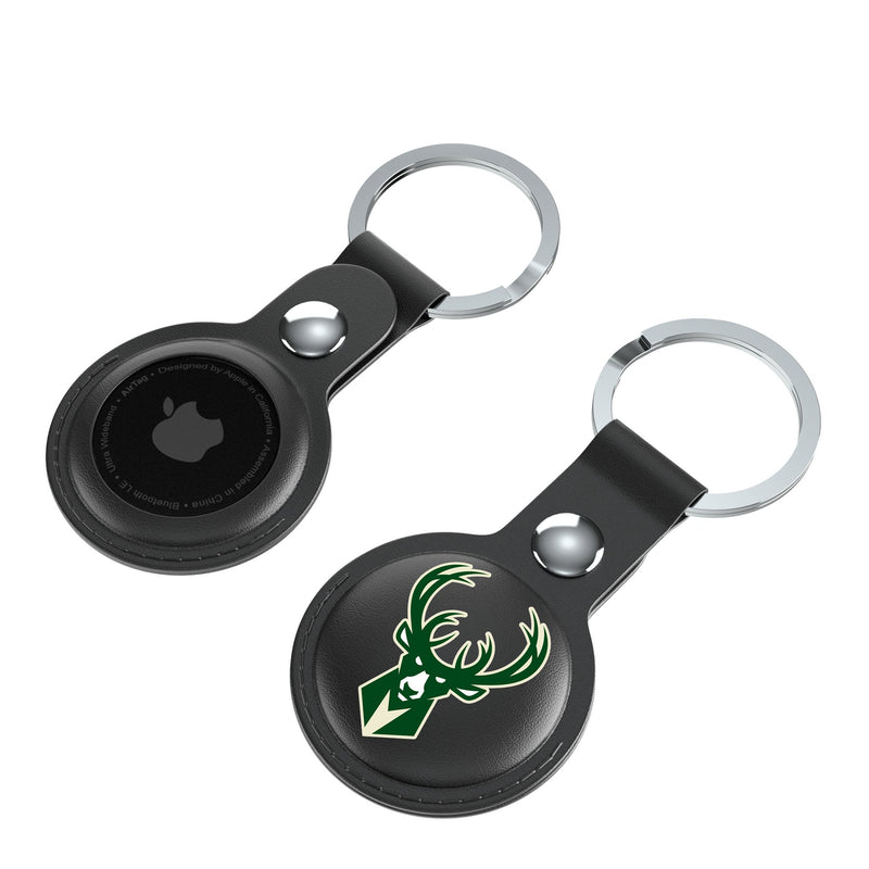 Milwaukee Bucks Insignia AirTag Black Airtag Holder 2-Pack Iso.Jpg