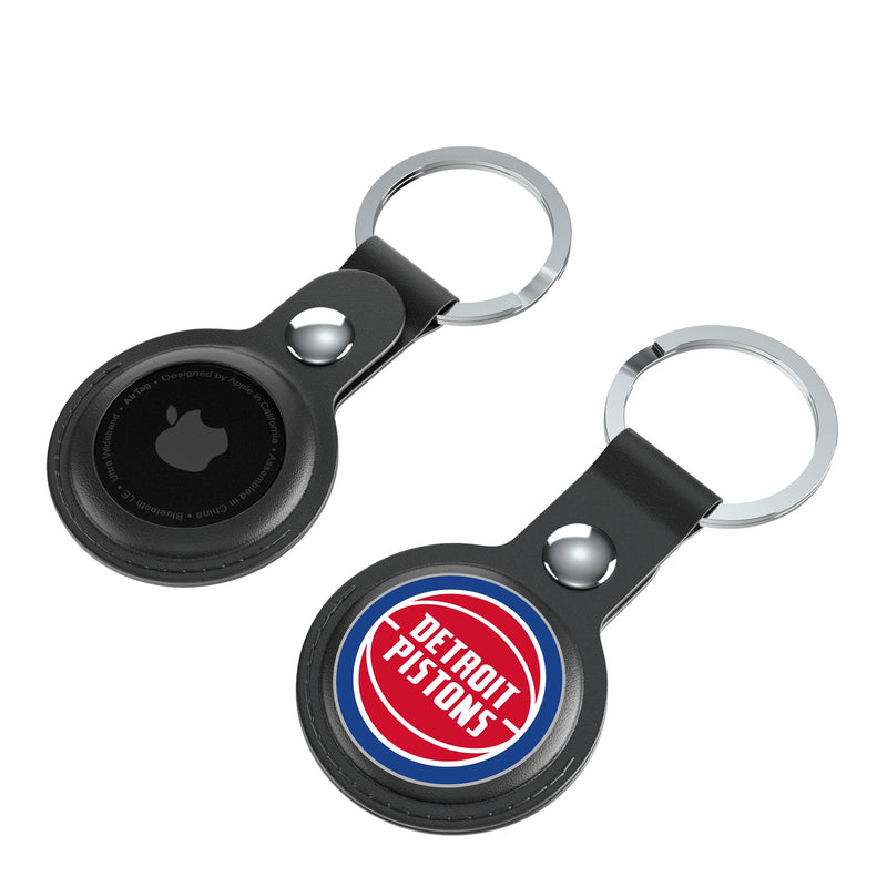 Detroit Pistons Insignia AirTag Black Airtag Holder 2-Pack Iso.Jpg