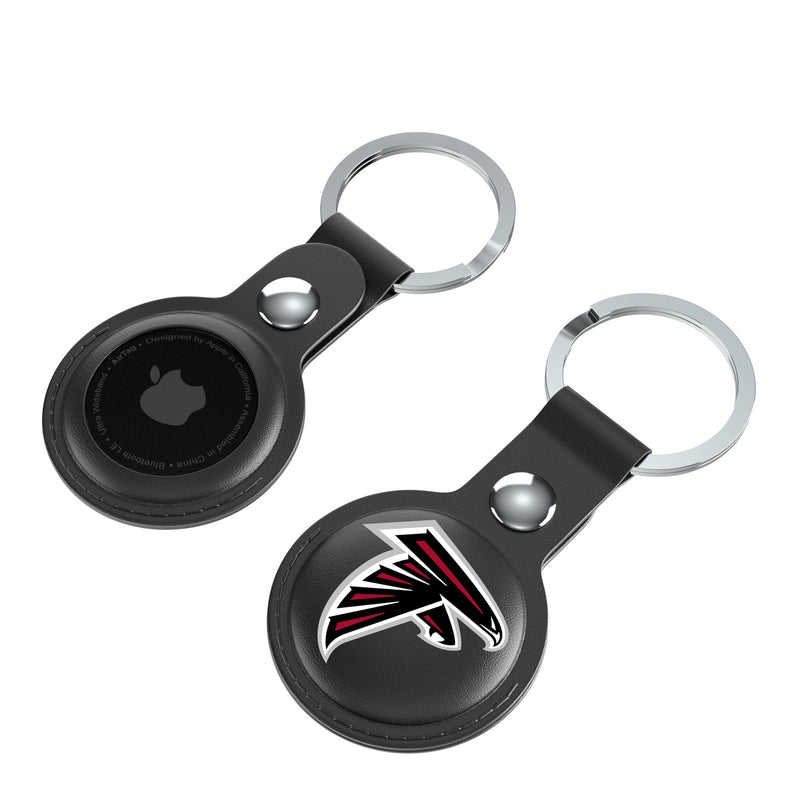 Atlanta Falcons Insignia AirTag Black Airtag Holder 2-Pack Iso.Jpg