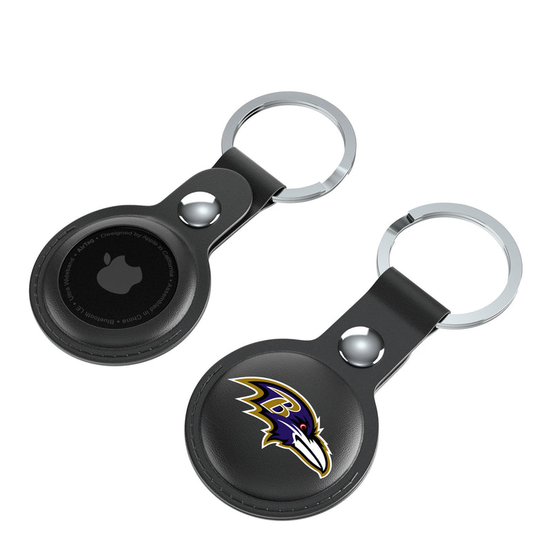 Baltimore Ravens Insignia AirTag Black Airtag Holder 2-Pack Iso.Jpg