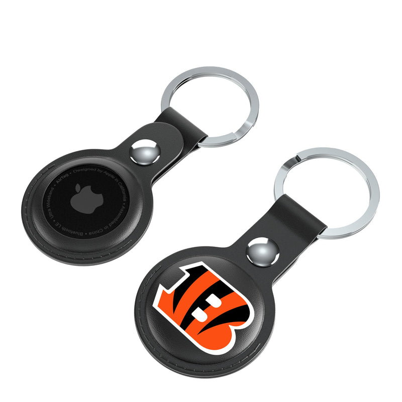 Cincinnati Bengals Insignia AirTag Black Airtag Holder 2-Pack Iso.Jpg