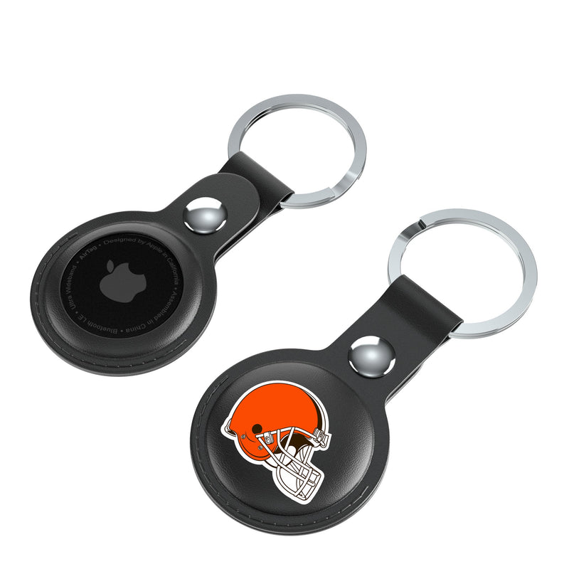 Cleveland Browns Insignia AirTag Black Airtag Holder 2-Pack Iso.Jpg