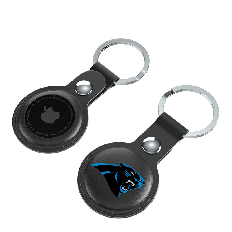 Carolina Panthers Insignia AirTag Black Airtag Holder 2-Pack Iso.Jpg