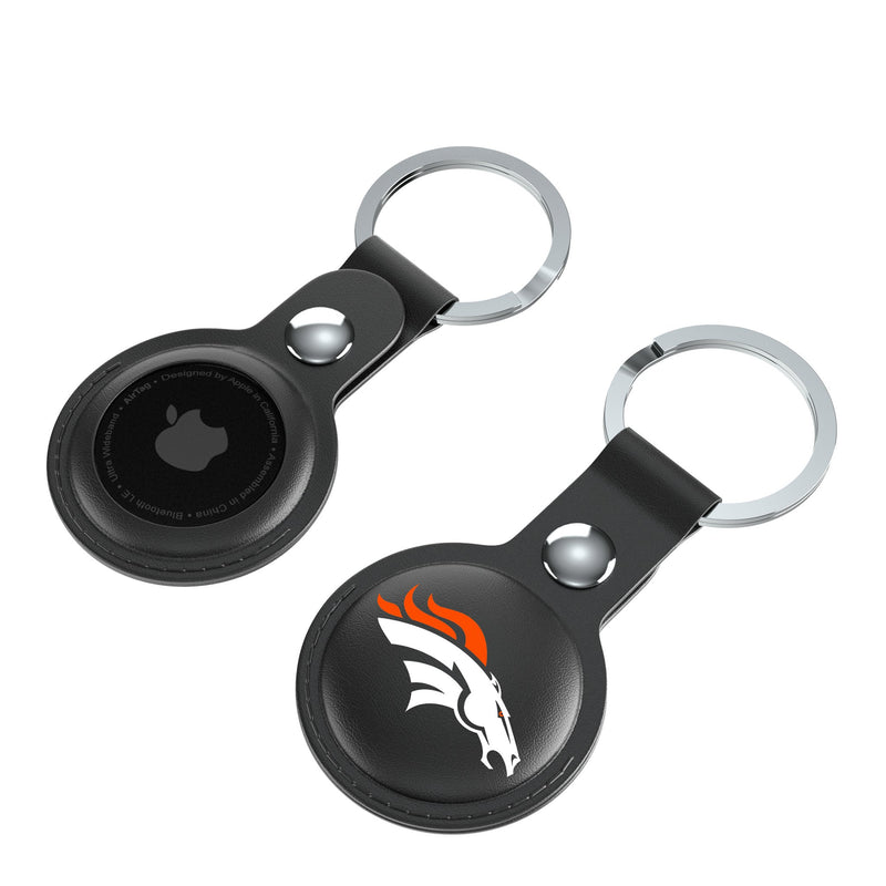 Denver Broncos Insignia AirTag Black Airtag Holder 2-Pack Iso.Jpg