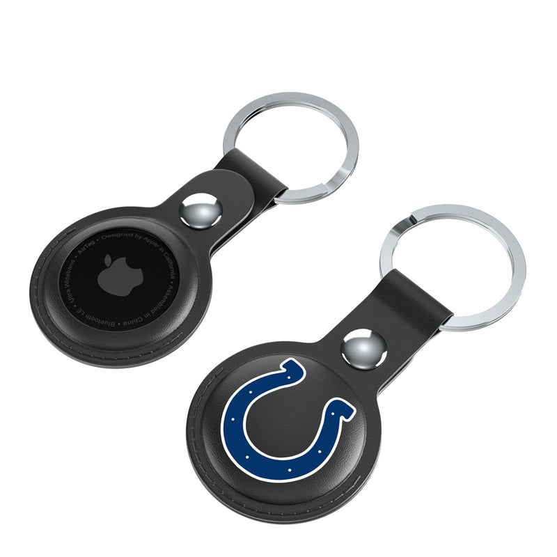 Indianapolis Colts Insignia AirTag Black Airtag Holder 2-Pack Iso.Jpg