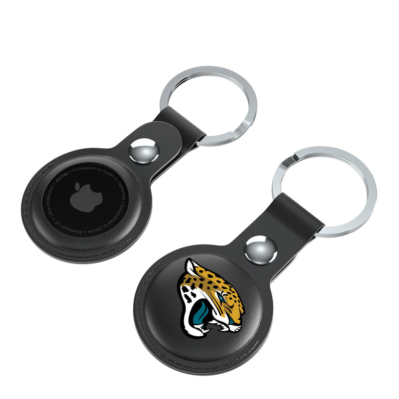 Jacksonville Jaguars Insignia AirTag Black Airtag Holder 2-Pack Iso.Jpg