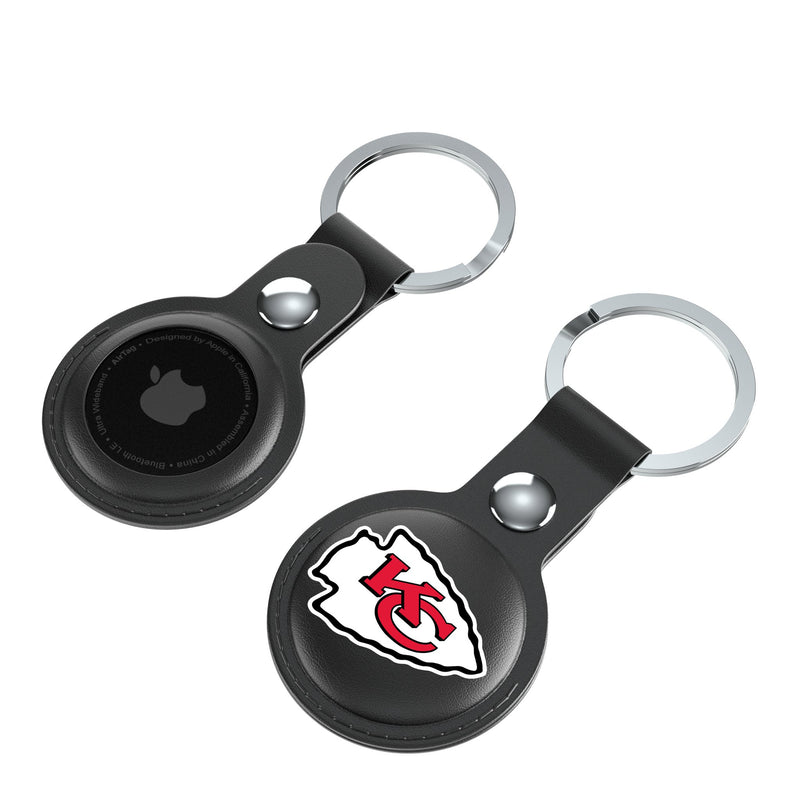 Kansas City Chiefs Insignia AirTag Black Airtag Holder 2-Pack Iso.Jpg