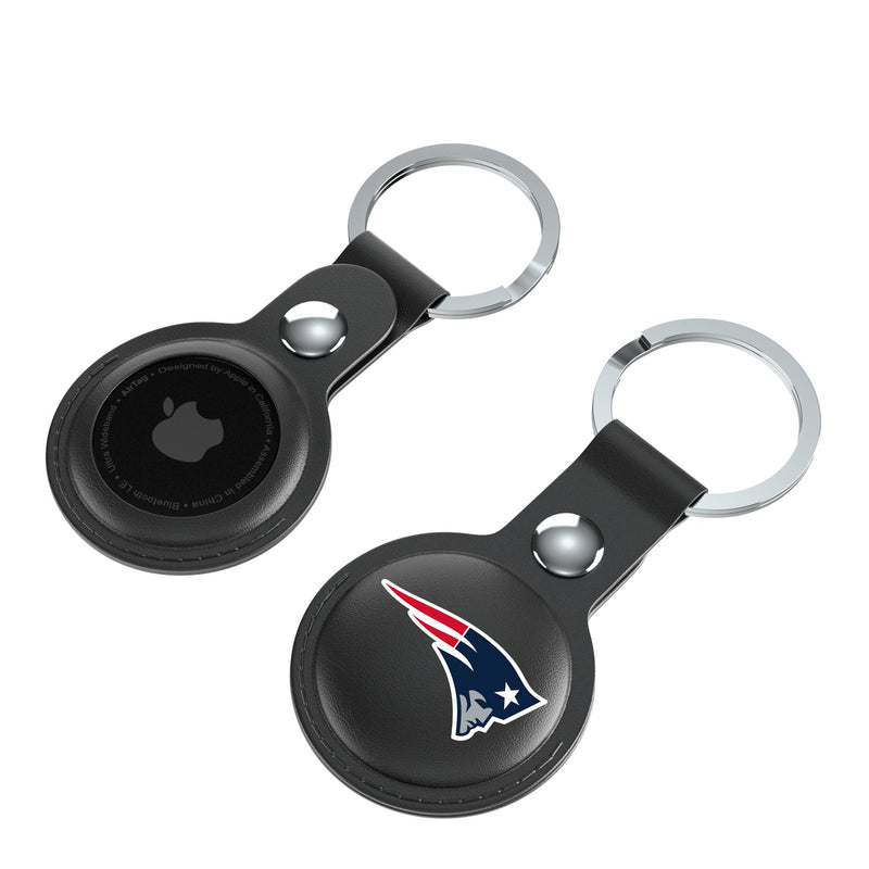 New England Patriots Insignia AirTag Black Airtag Holder 2-Pack Iso.Jpg