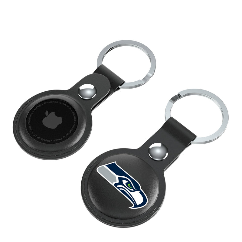 Seattle Seahawks Insignia AirTag Black Airtag Holder 2-Pack Iso.Jpg