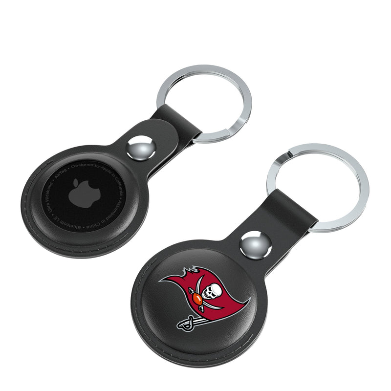 Tampa Bay Buccaneers Insignia AirTag Black Airtag Holder 2-Pack Iso.Jpg