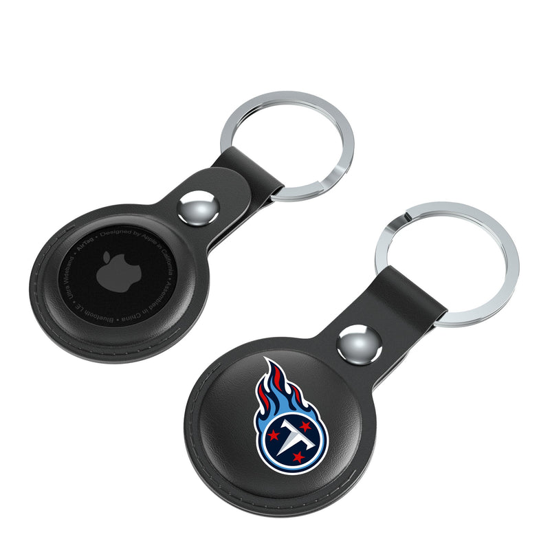 Tennessee Titans Insignia AirTag Black Airtag Holder 2-Pack Iso.Jpg