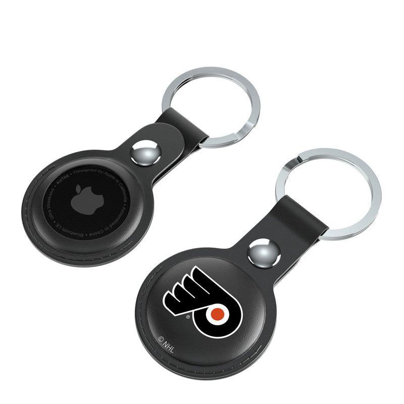 Philadelphia Flyers Insignia AirTag Black Airtag Holder 2-Pack Iso.Jpg