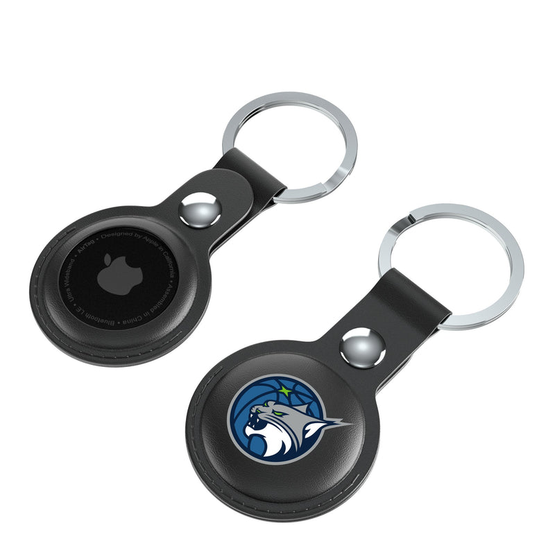 Minnesota Lynx Insignia AirTag Black Airtag Holder 2-Pack Iso.Jpg