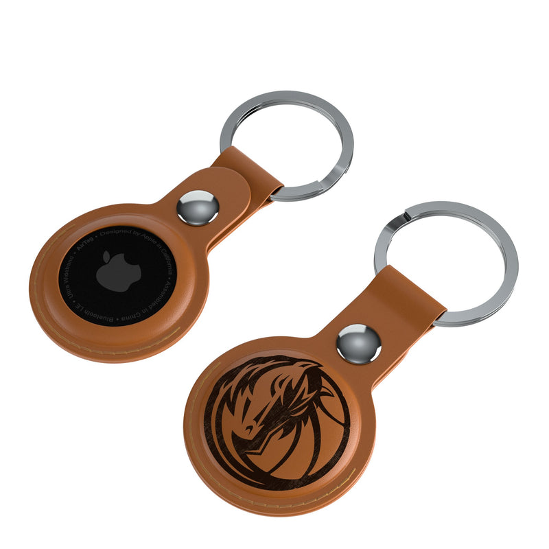 Dallas Mavericks Burn AirTag Brown Airtag Holder 2-Pack Iso.Jpg