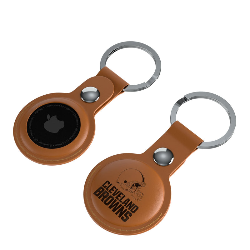 Cleveland Browns Burn AirTag Brown Airtag Holder 2-Pack Iso.Jpg