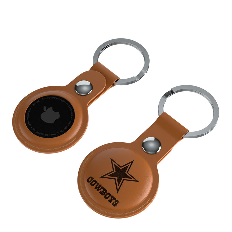 Dallas Cowboys Burn AirTag Brown Airtag Holder 2-Pack Iso.Jpg