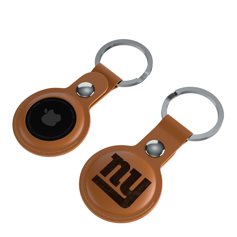 New York Giants Burn AirTag Brown Airtag Holder 2-Pack Iso.Jpg