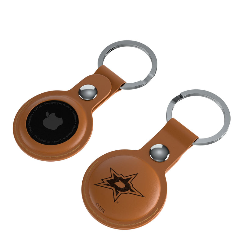 Dallas Stars Burn AirTag Brown Airtag Holder 2-Pack Iso.Jpg