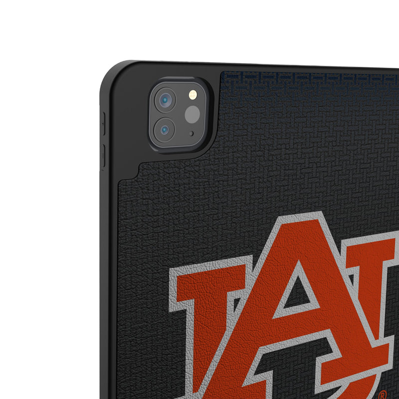 University of Auburn Tigers Linen iPad Tablet Case Back.Jpg