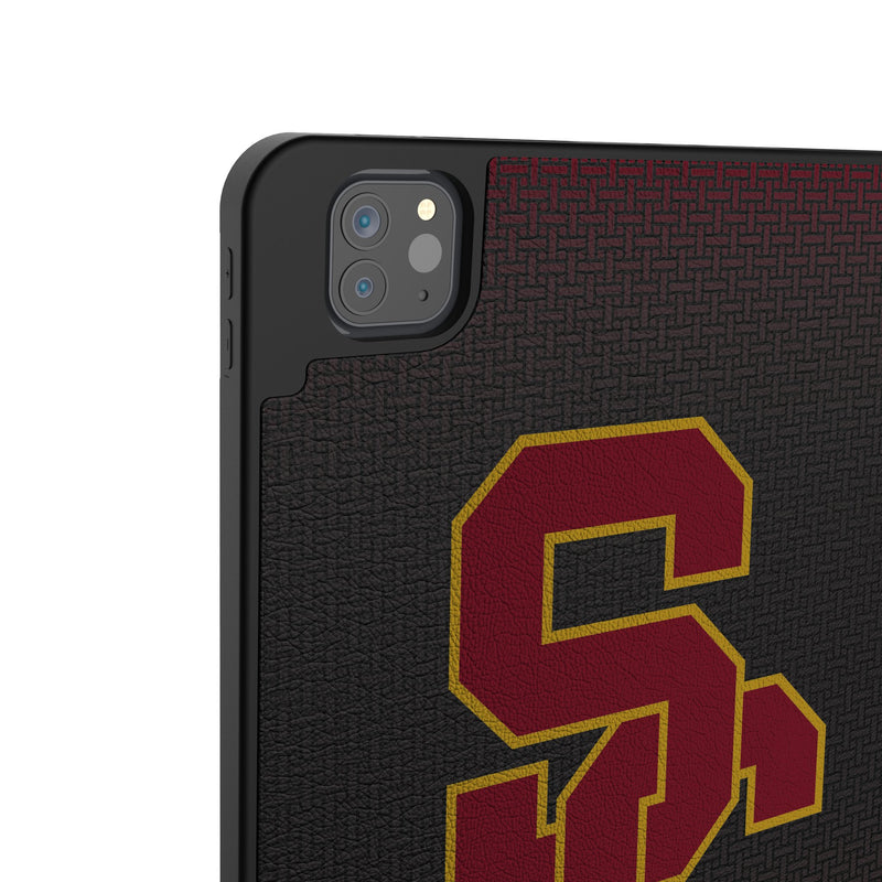 University of Southern California Trojans Linen iPad Tablet Case Back.Jpg