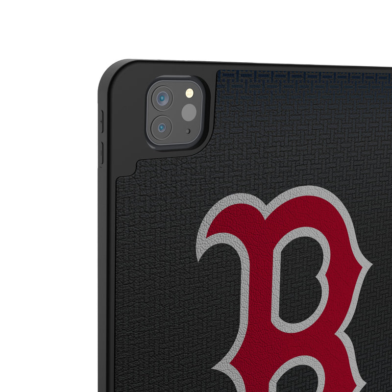 Boston Red Sox Linen iPad Tablet Case Back.Jpg