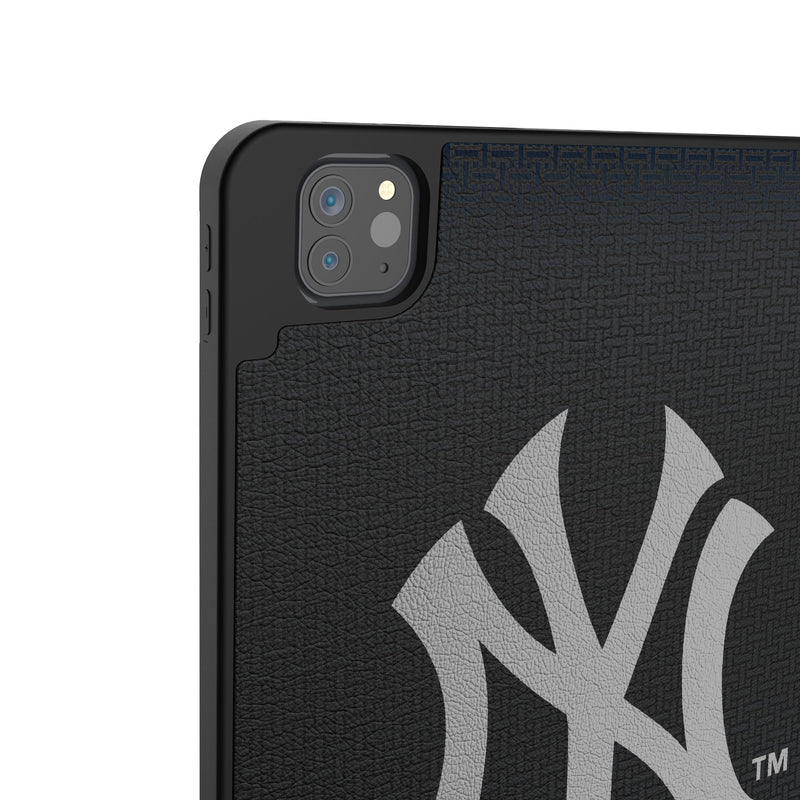 New York Yankees Linen iPad Tablet Case Back.Jpg