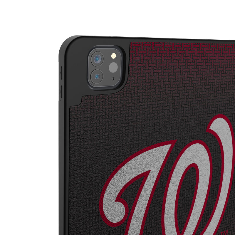 Washington Nationals Linen iPad Tablet Case Back.Jpg