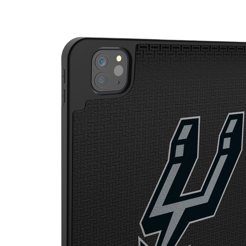 San Antonio Spurs Linen iPad Tablet Case Back.Jpg