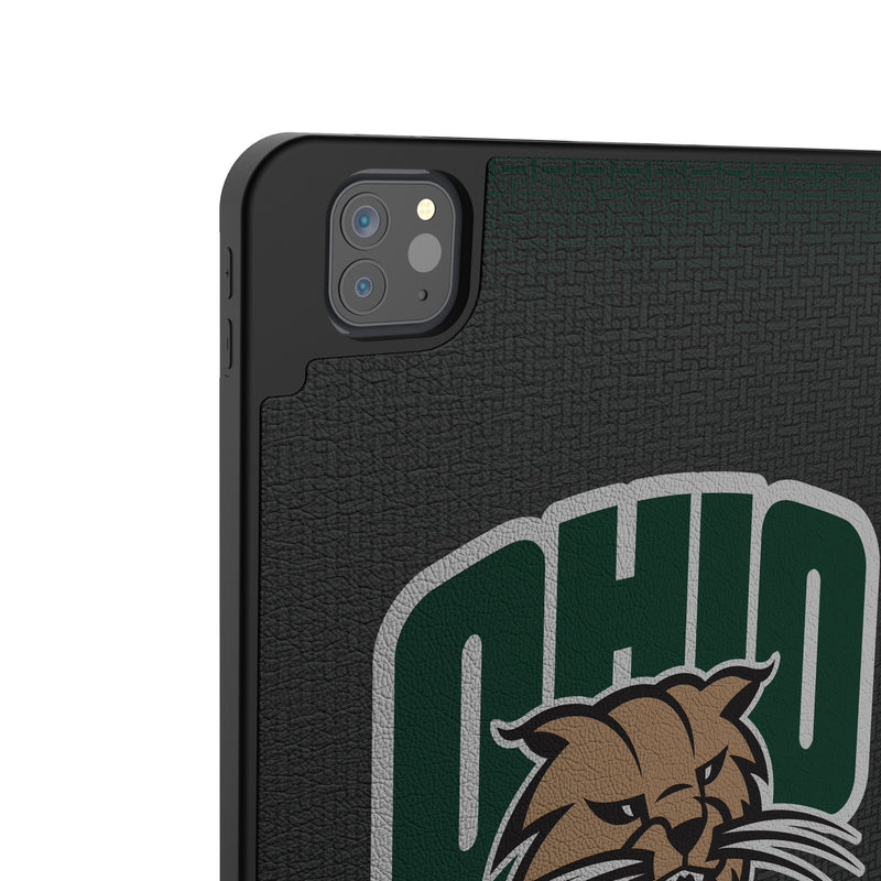 Ohio University Bobcats Linen iPad Tablet Case Back.Jpg