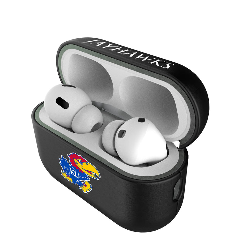 Kansas Jayhawks Insignia AirPods AirPod Case Cover Pods.Jpg