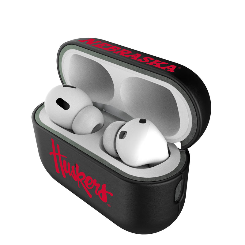 Nebraska Huskers Insignia AirPods AirPod Case Cover Pods.Jpg