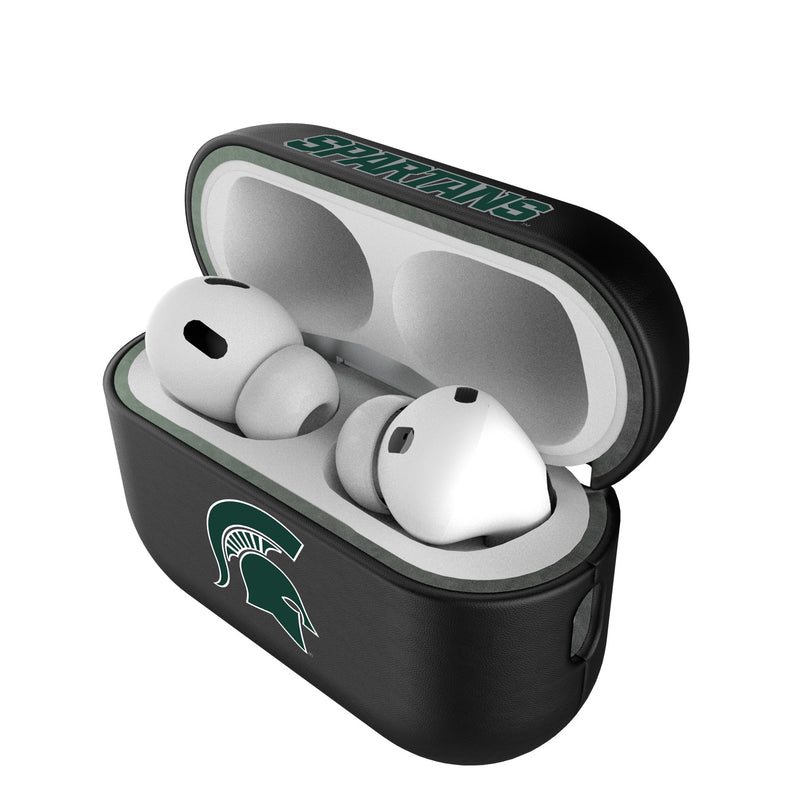 Michigan State Spartans Insignia AirPods AirPod Case Cover Pods.Jpg