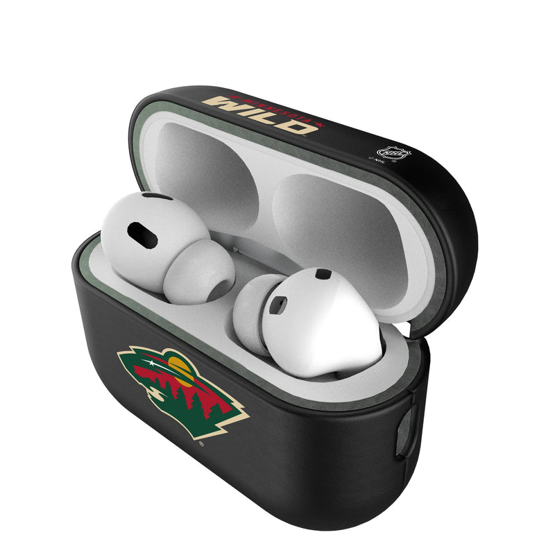 Minnesota Wild Insignia AirPods AirPod Case Cover Pods.Jpg