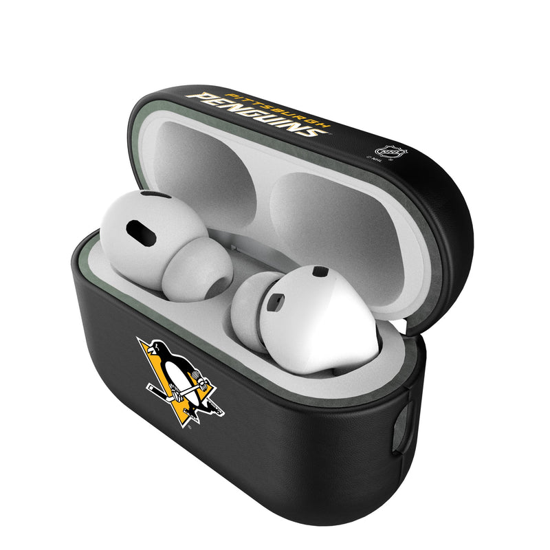 Pittsburgh Penguins Insignia AirPods AirPod Case Cover Pods.Jpg