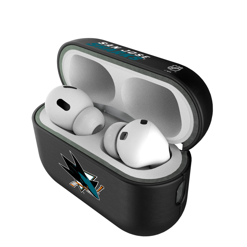 San Jose Sharks Insignia AirPods AirPod Case Cover Pods.Jpg