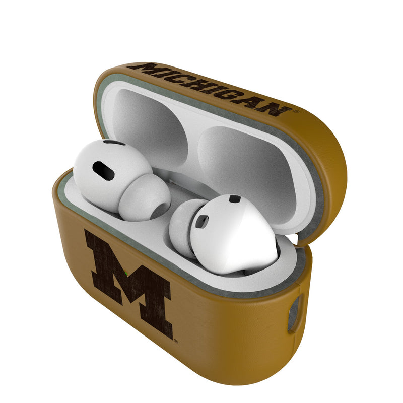 Michigan Wolverines Burn AirPods AirPod Case Cover Pods.Jpg