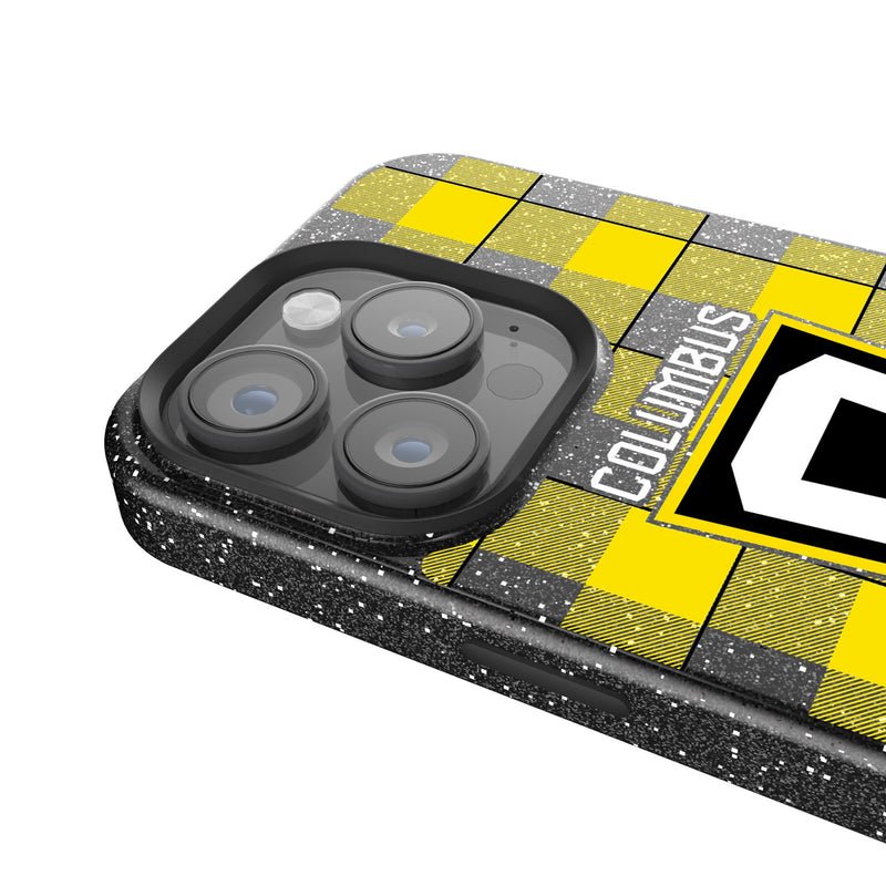 Columbus Crew  Plaid iPhone Bling Phone Case Detail.Jpg