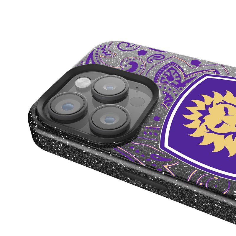 Orlando City Soccer Club  Paisley iPhone Bling Phone Case Detail.Jpg