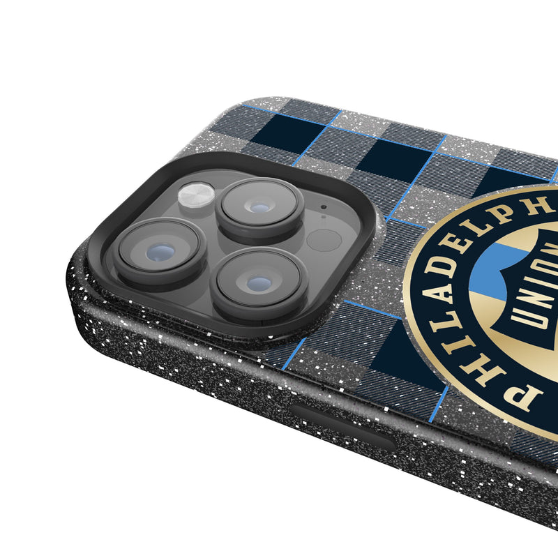 Philadelphia Union   Plaid iPhone Bling Phone Case Detail.Jpg