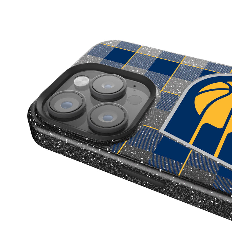 Indiana Pacers Plaid iPhone Bling Phone Case Detail.Jpg